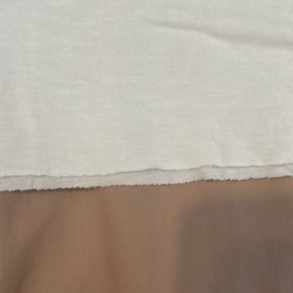 NWOT Project Social T size small “Vacation Por Favor” graphic thin white shirt - Picture 6 of 8